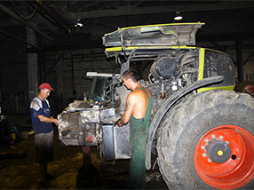 Демонтаж трактора в Нижегородской области